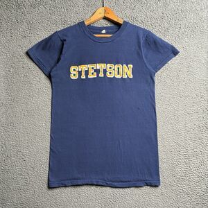 Vintage 80s Stetson University T Shirt Size Single Stitch DeLand FL Made In USA